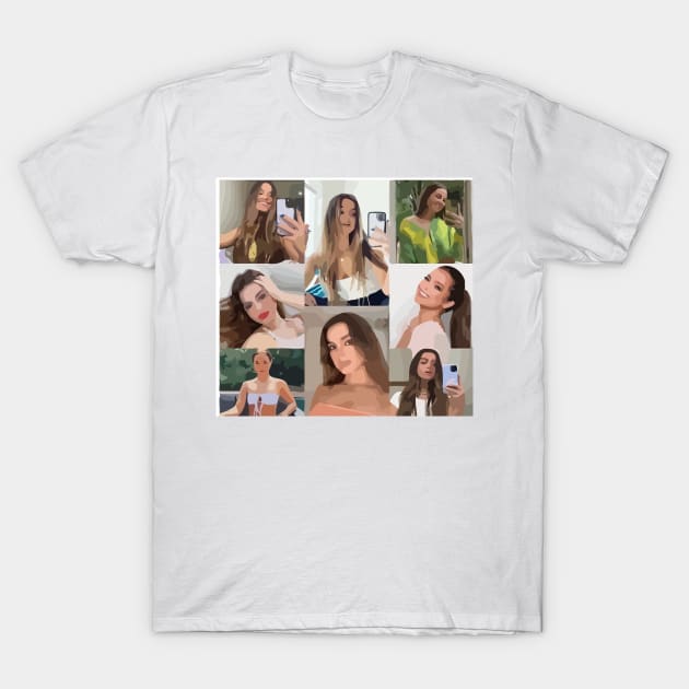 addison rae collage T-Shirt by gracelinalethicia